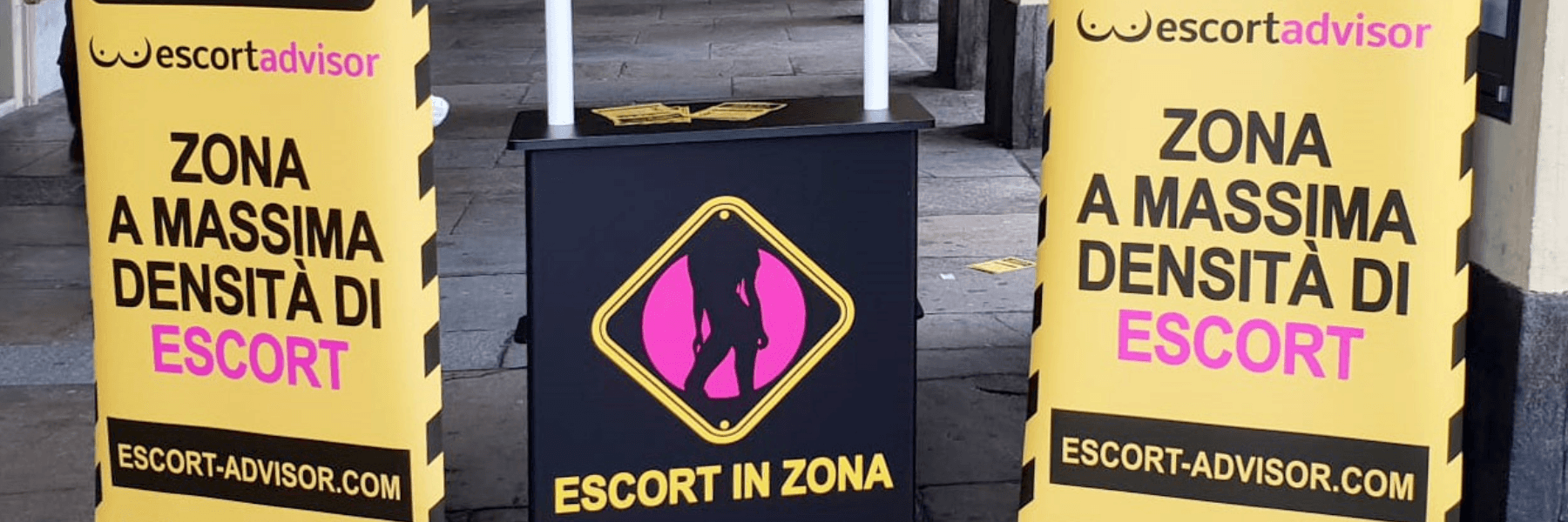 Lo street marketing di Escort Advisor: “posti di blocco” per sottolineare l’ipocrisia sulla prostituzione
